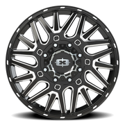 Vision 404 24x8.25 +104 8x210mm 154.3mm Gloss Black Milled