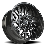 Vision 404 20x10 -25 5x139.7mm 108mm Gloss Black Milled Spoke