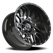 Vision 404 20x12 -51 5x139.7mm 108mm Gloss Black Milled Spoke