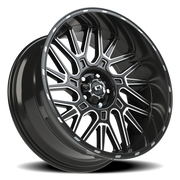 Vision 404 22x10 -19 5x127mm 78.1mm Gloss Black Milled Spoke
