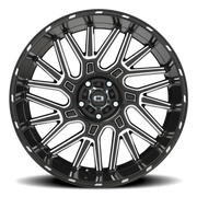 Vision 404 22x10 -19 5x127mm 78.1mm Gloss Black Milled Spoke
