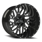 Vision 404 22x14 -76 5x139.7mm 108mm Gloss Black Milled Spoke