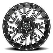 Vision 404 20x9 +10 5x127mm 78.1mm Gloss Black Milled Spoke