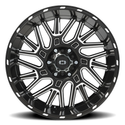 Vision 404 20x10 -25 6x135mm 87.1mm Gloss Black Milled Spoke
