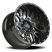 Vision 404 20x12 -51 6x135mm 87.1mm Gloss Black Milled Spoke