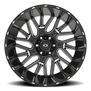 Vision 404 22x14 -76 6x139.7mm 106.2mm Gloss Black Milled Spoke