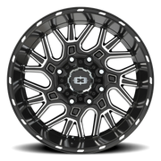 Vision 404 20x10 -25 8x170mm 125.2mm Gloss Black Milled Spoke