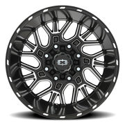 Vision 404 20x12 -51 8x165.1mm 125.2mm Gloss Black Milled Spoke