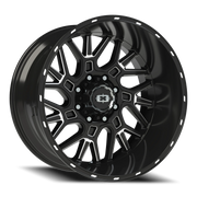 Vision 404 22x12 -51 8x170mm 125.2mm Gloss Black Milled Spoke