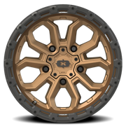 Vision 405 17x9 +12 5x114.3mm 83mm Satin Bronze