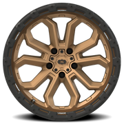 Vision 405 18x9 +12 5x114.3mm 83mm Satin Bronze