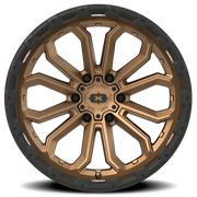 Vision 405 20x10 -25 6x139.7mm 106.2mm Satin Bronze