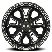 Vision 405 16x8 +0 5x127mm 78.1mm Gloss Black Milled Spoke
