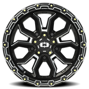 Vision 405 17x9 -12 5x127mm 78.1mm Gloss Black Milled Spoke