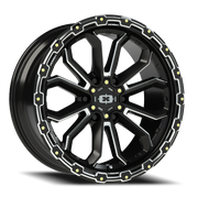 Vision 405 20x9 +0 6x139.7mm 78.1mm Gloss Black Milled Spoke