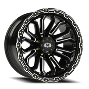 Vision 405 20x9 -12 8x170mm 125.2mm Gloss Black Milled Spoke