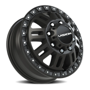 Vision 408 16x6 +115 8x165.1mm 125.2mm Satin Black