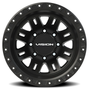 Vision 408 17x6.5 -143 8x210mm 154.2mm Satin Black