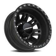 Vision 408 17x6.5 -143 8x200mm 145.5mm Satin Black