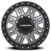 Vision 408 16x6 +115 8x170mm 125.2mm Satin Grey