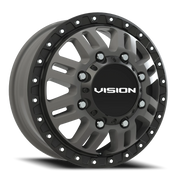 Vision 408 17x6.5 +121 8x200mm 142.1mm Satin Grey