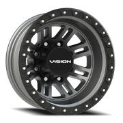 Vision 408 16x6 -137 8x170mm 125.2mm Satin Grey