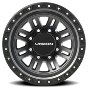 Vision 408 16x6 -137 8x165.1mm 125.2mm Satin Grey