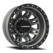 Vision 408 17x6.5 -143.4 8x200mm 142.1mm Satin Grey