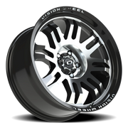 Vision 409 20x9.5 -18 5x127mm 78.1mm Gloss Black Machined Face