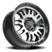 Vision 409 18x8.5 +10 5x150mm 110mm Gloss Black Machined Face