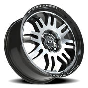 Vision 409 20x9 +12 6x139.7mm 110mm Gloss Black Machined Face