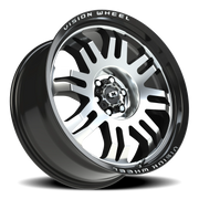 Vision 409 20x9 +12 6x114.3mm 71.5mm Gloss Black Machined Face