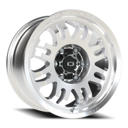 Vision 409 17x9 +12 6x135mm 87.1mm Machined Silver Black Center Cap-Milled Machined Cap