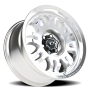 Vision 409 17x9 +12 6x114.3mm 71.5mm Machined Silver Black Center Cap-Milled Machined Cap
