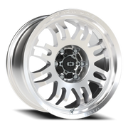 Vision 409 18x9 +12 6x135mm 87.1mm Machined Silver Black Center Cap-Milled Machined Cap