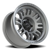 Vision 409 17x9.5 -18 5x127mm 78.1mm Satin Grey