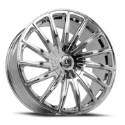 Luxxx Alloys 40 22x9 +33 6x120mm 74.1mm Chrome