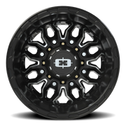 Vision 410 17x6.5 -143 8x210mm 154.2mm Gloss Black Milled Spoke