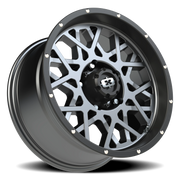Vision 412 18x9 +12 5x150mm 110.2mm Anthracite Satin Black Lip