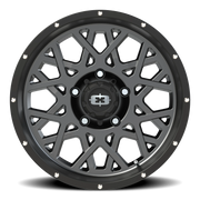 Vision 412 18x9 +12 5x150mm 110.2mm Anthracite Satin Black Lip