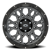 Vision 412 20x10 -25 6x135mm 87.1mm Anthracite Satin Black Lip