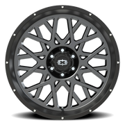 Vision 412 22x10 -19 6x139.7mm 106.2mm Anthracite Satin Black Lip