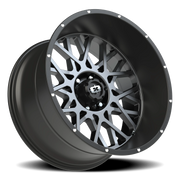 Vision 412 22x12 -51 6x139.7mm 106.2mm Anthracite Satin Black Lip