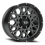 Vision 412 18x9 -12 6x139.7mm 106.2mm Anthracite Satin Black Lip