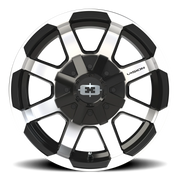Vision 413 15x7.5 -12 5x114.3mm 83mm Gloss Black Machined Face