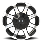 Vision 413 15x7.5 -12 6x139.7mm 110mm Gloss Black Machined Face