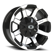 Vision 413 15x7.5 -12 5x139.7mm 110mm Gloss Black Machined Face
