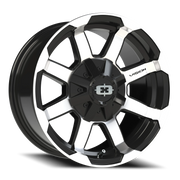 Vision 413 16x8 +0 5x114.3mm 83mm Gloss Black Machined Face
