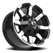Vision 413 16x8 +0 8x170mm 125.2mm Gloss Black Machined Face