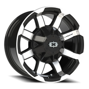 Vision 413 16x8 +0 8x165.1mm 125.2mm Gloss Black Machined Face